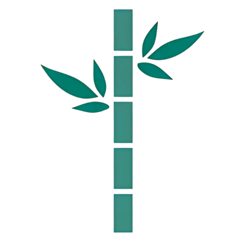 UnMask logo - bamboo symbol